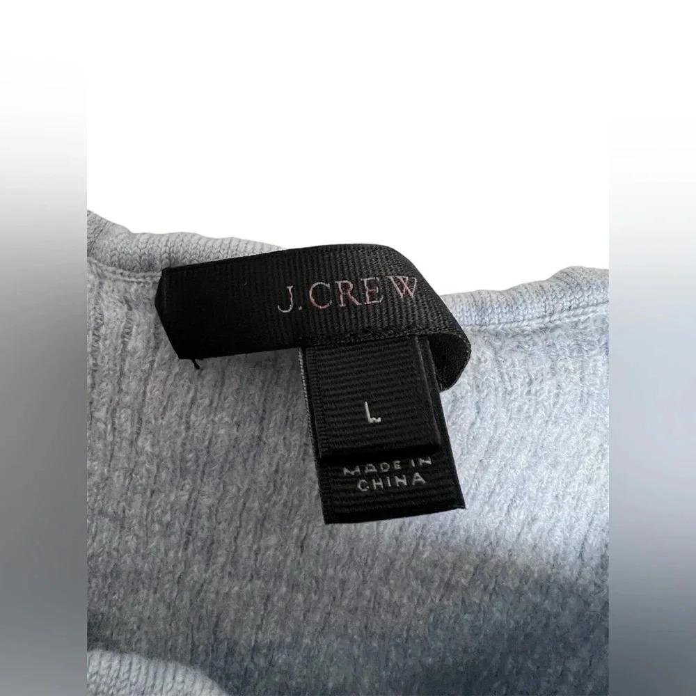 J Crew Light Blue 100% Wool Layered Tank top Size Large - Picture 4 of 6